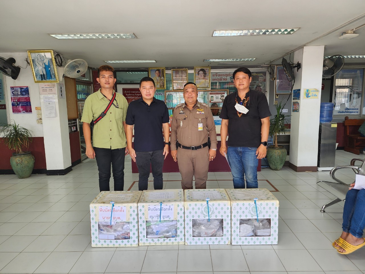 รายงานผลการดำเนินการทำลายบัตรเลือกตั้ง